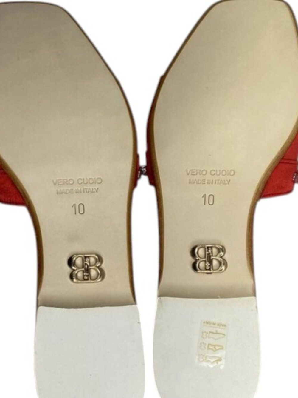 NEW BEAUTISOLES By Robyn Shriber Womens Sandals Red S:10M Gemma Slide Satin Flat - Picture 10 of 10
